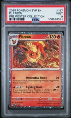 Flareon Promo SVP 167 PSA 9 - Pokemon
