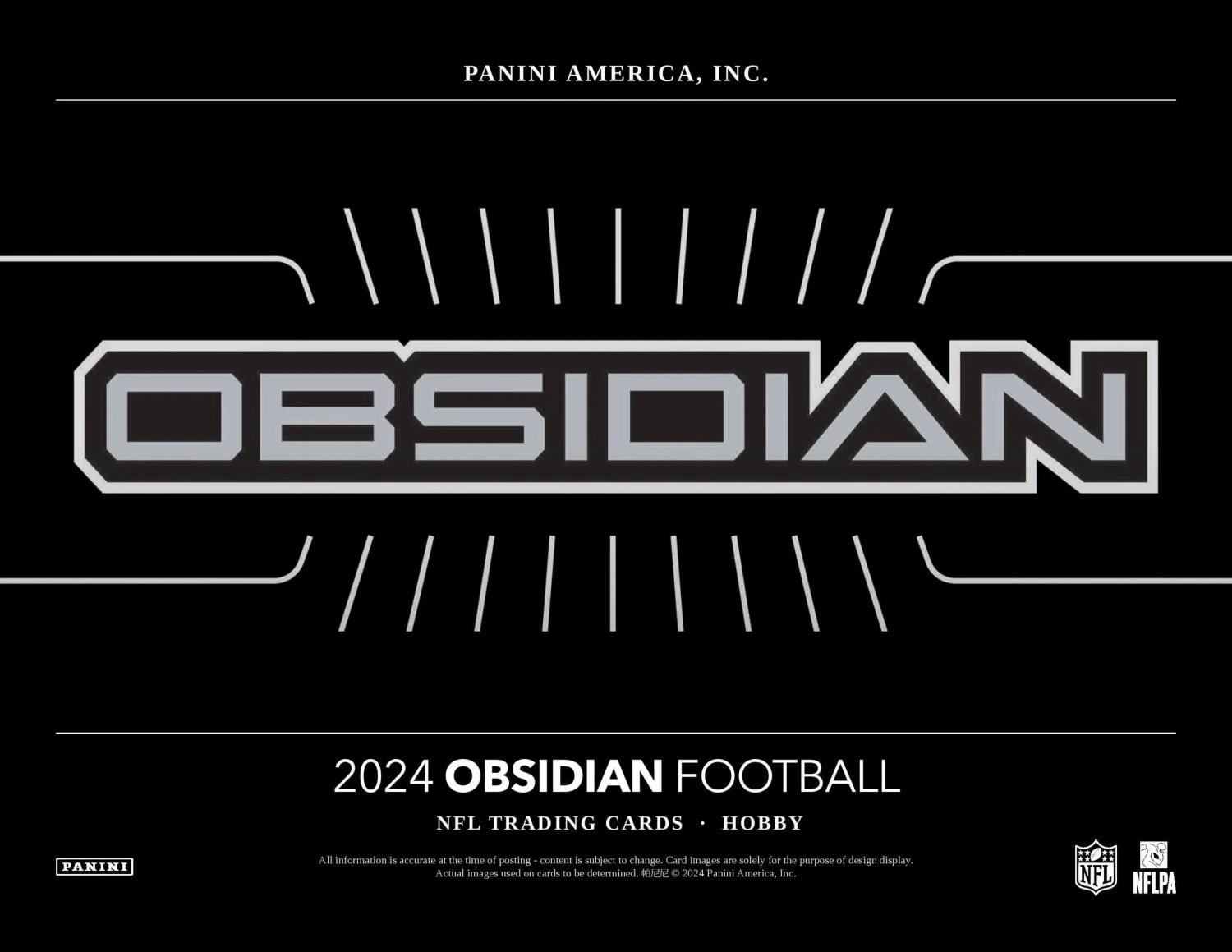 2024 Panini Obsidian Football Hobby Box - Panini 1 2024 Panini Obsidian Football Hobby Box - Panini