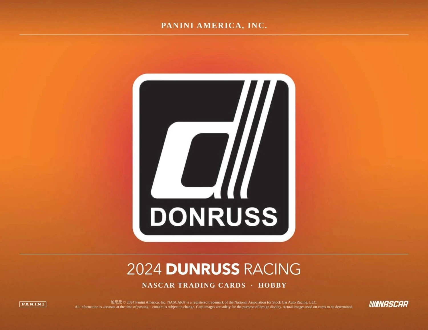 2024 Panini Donruss Racing Hobby Box - Panini 1 2024 Panini Donruss Racing Hobby Box - Panini