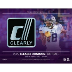 2022 Panini Clearly Donruss Football Hobby Box - Panini